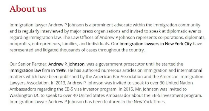 Law Offices of Andrew P. Johnson, PC 3