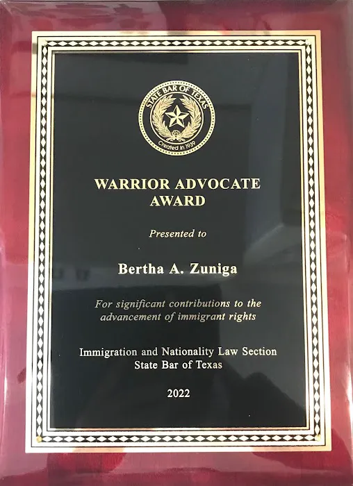Bertha A. Zuniga, Attorney at law, ZUNIGA LAW, PLLC. Picture 7
