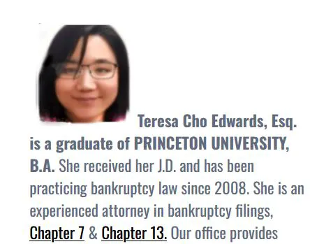 Maryland Bankruptcy Teresa Cho Edwards Picture 1