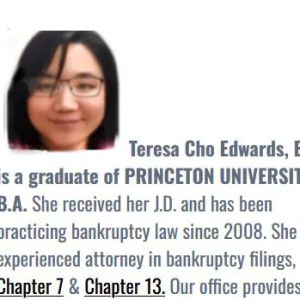 Maryland Bankruptcy Teresa Cho Edwards